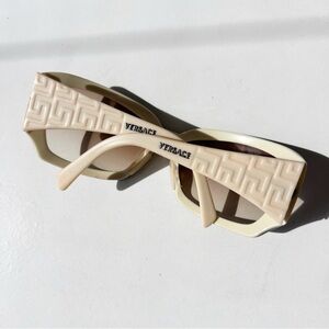 Versace MOD 4049 405/13 63-17-125 Vintage Sunglasses Brown Cream